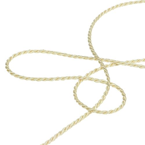Floristik21 Kordel Creme 2mm 50m