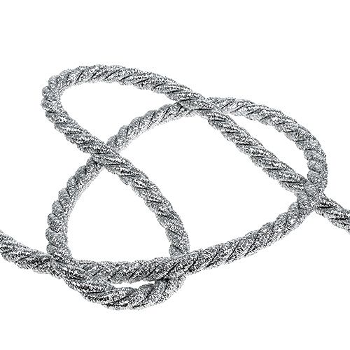 Kordel Silber 10mm 10m