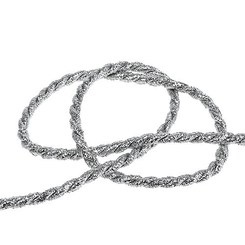 Kordel Silber 6mm 25m