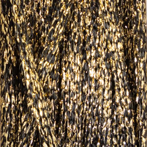 Kordel aus Polyester 3 mm 20 m Schwarz-Gold für Geschenkverpackung und Dekoration | Floristik21.de