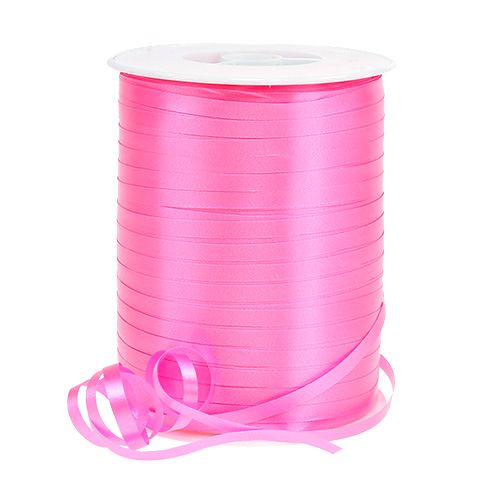 Floristik21 Kräuselband Pink 4,8mm 500m