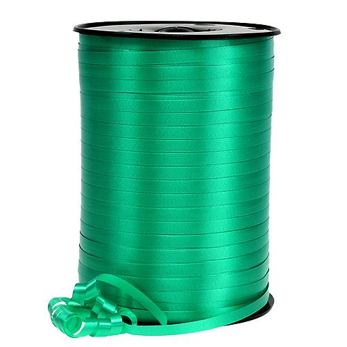 Kräuselband Dekoband Grün 5mm 500m