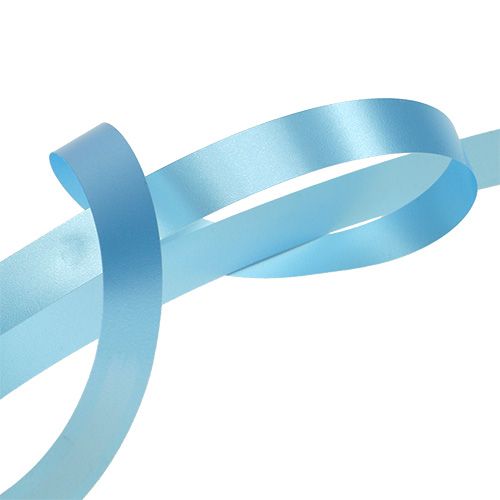 Kräuselband Hellblau 19mm 100m