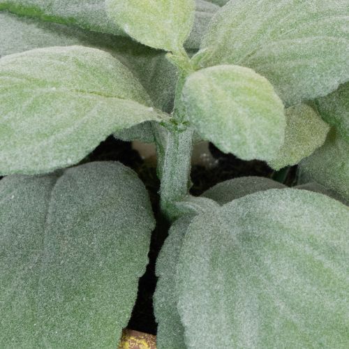 Artikel Kunststoff Kräutertopf mit künstlichen Kräutern Ø 14 cm x H 15 cm für Innenbereich und geschützten Außenbereich, 3er Set