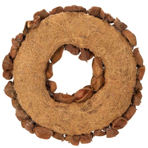 Landlotus Türkranz aus Naturmaterial Ø 35 cm Braun | Floristik21.de