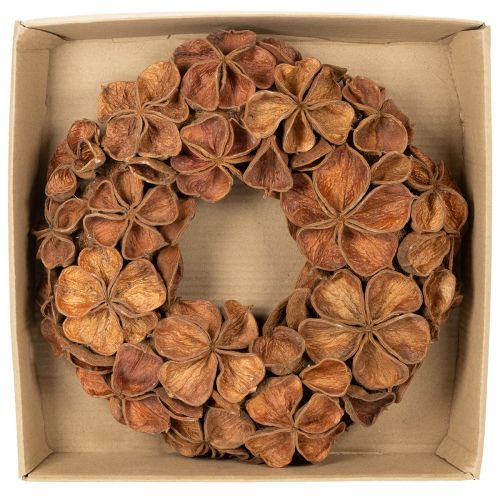 Landlotus Türkranz aus Naturmaterial Ø 35 cm Braun | Floristik21.de