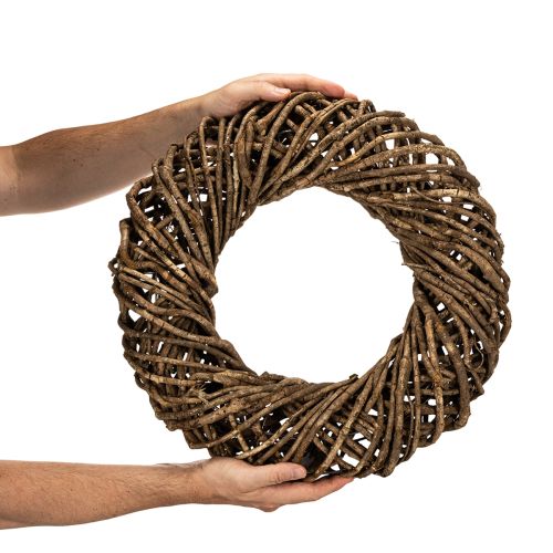 Dekokranz Rattan Naturzweige rund 45cm braun Innenbereich | Floristik21.de