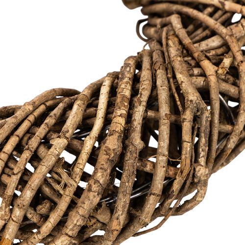 Dekokranz Rattan Naturzweige rund 45cm braun Innenbereich | Floristik21.de