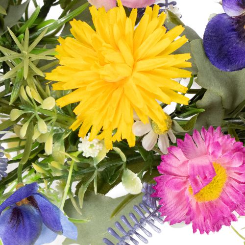 Artikel Künstlicher Frühlingskranz Blumenkranz Türdekoration 30cm bunt langlebig