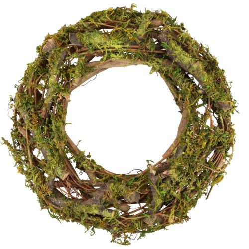 Floristik21 Kranz Naturkranz Holzkranz Zweige Moos Glitter Ø40cm