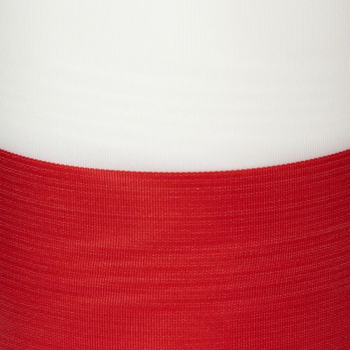 Kranzbänder Moiré Weiß-Rot 125mm - Trauerband Dekoband Schleifenband Festband 25m Rolle | Floristik21.de