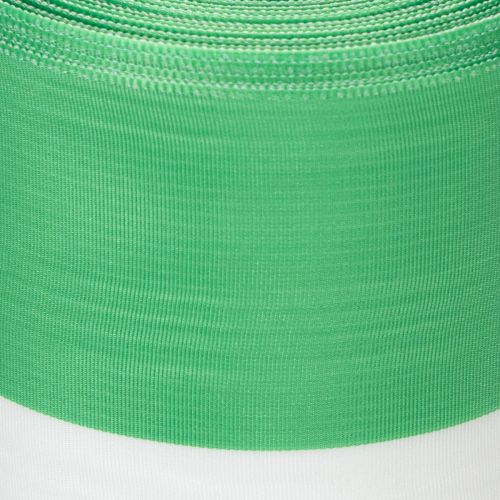 Kranzbänder Moiré grün-weiß 100mm 25m - Nationalband, Taftbindung, Schleifenband, Dekoband | Floristik21.de