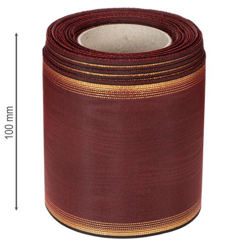 Artikel Kranzband Bordeaux 100mm Moiré Taft Hochzeit Dekoration