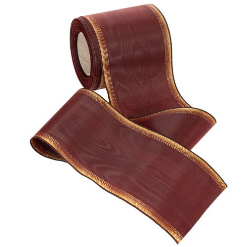 Artikel Kranzband Bordeaux 100mm Moiré Taft Hochzeit Dekoration