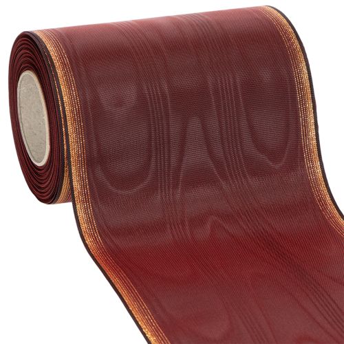 Kranzband Moiré 150mm Bordeaux Taftband Dekoration