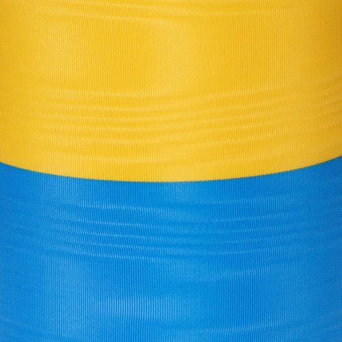 Kranzband Moiré Blau-Gelb 100mm, Schleifenband National, Vereinsband Deko, Trauerband Festlich, Acetat | Floristik21.de