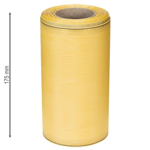 Artikel Kranzband Moiré Kranzband Gelb 175mm 25m