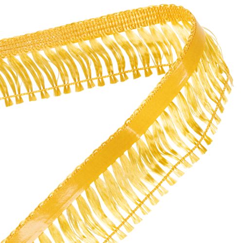 Kranzband Quasten Fransen Goldene Selbstklebende Franse 40mm 25m | Floristik21.de