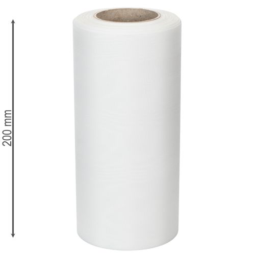 Artikel Kranzband Weiß, 200mm Breite, 25m Rolle, Trauerband, Schleifenband, Dekoband für Trauerfloristik und Anlässe