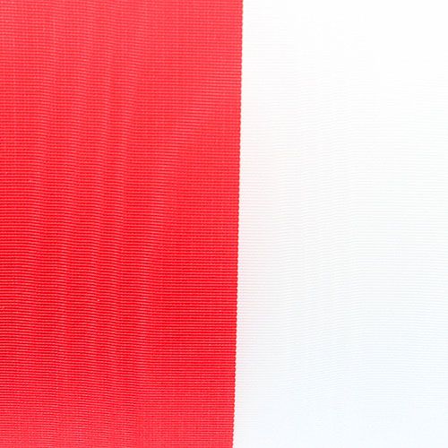 Artikel Kranzbänder Moiré Weiß-Rot 75 mm