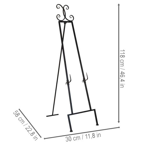 Artikel Metall-Kranzständer 118 cm für Innen- und geschützten Außenbereich