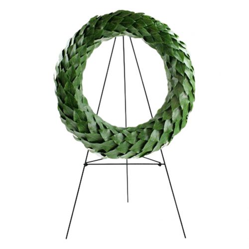 Floristik21 Kranzständer Dunkelgrün lackiert 65,5cm