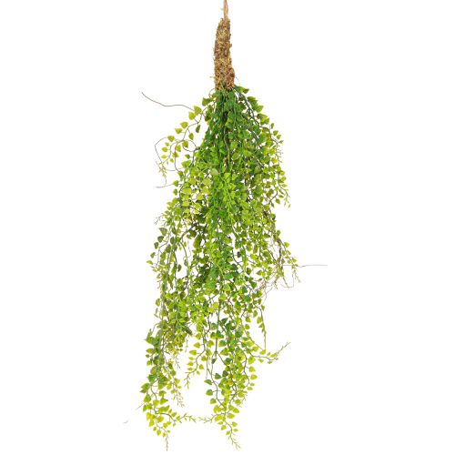 Floristik21 Künstliche Erbsenpflanze Hängedeko Grün Jute 80cm