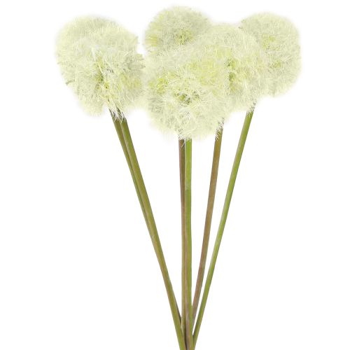 Floristik21 Künstliche Pusteblume Weiß Kunstblumen 48cm 12St Dekoration