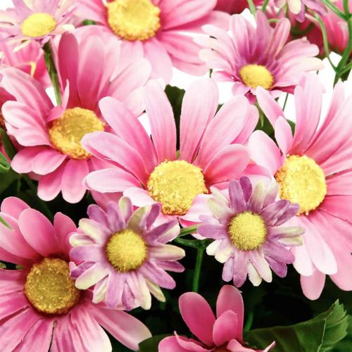 Artikel Künstliche Margeriten Kunstblumenstrauß Pink 44cm
