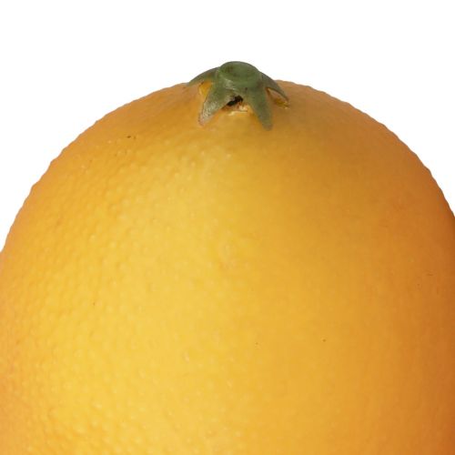 Floristik21 Künstliche Zitrone Deko Lebensmittelattrappen Orange 8,5cm