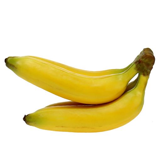 Floristik21 Künstlicher Bananenbund Gelb 23cm