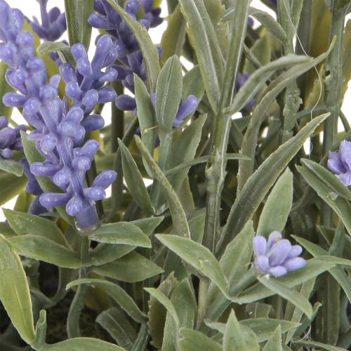 Artikel Künstlicher Lavendel im Topf 25cm - Deko Lavendelpflanze für Wohnzimmer & Büro
