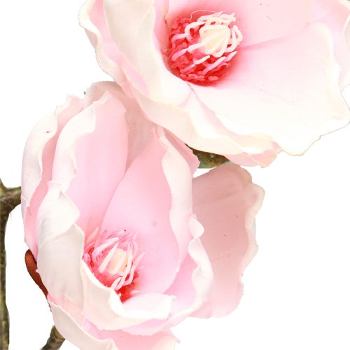 Artikel Künstlicher Magnolienzweig Rosa Blüten Dekoration 100cm
