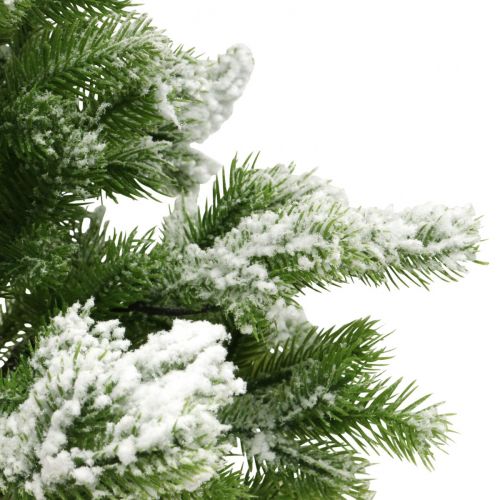 Künstlicher Mini Weihnachtsbaum im Sack Verschneit Ø32cm H55cm
