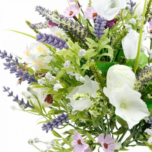 Artikel Künstlicher Blumenstrauß, Tischdeko, Seidenblumen, Frühlingsstrauß Bunt