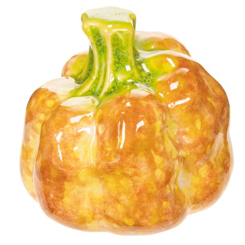 Deko-Kürbisse Keramik Orange-Grün 6cm 2er-Set Innenbereich | Floristik21.de