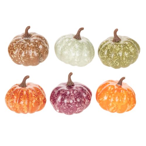 Mini Kürbisse aus Kunststoff 4 cm 24 Stück Herbstfarben für Innenbereiche einkaufen | Floristik21.de