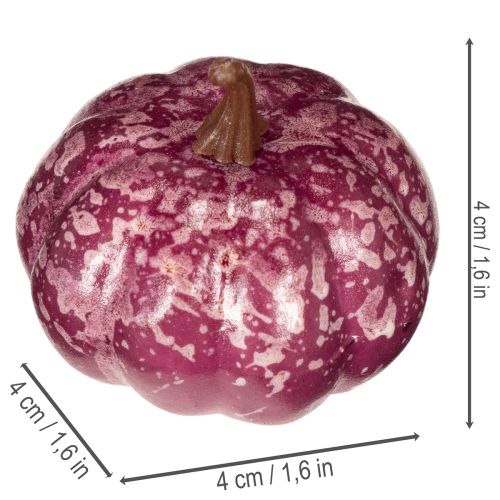 Mini Kürbisse aus Kunststoff 4 cm 24 Stück Herbstfarben für Innenbereiche | Floristik21.de
