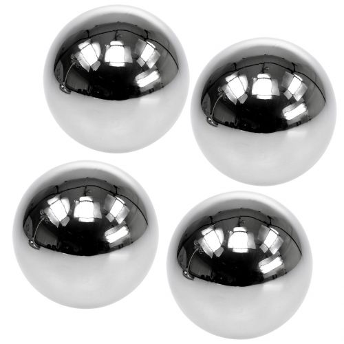 Floristik21 Kugeln aus Edelstahl zur Dekoration Ø6cm 10 St
