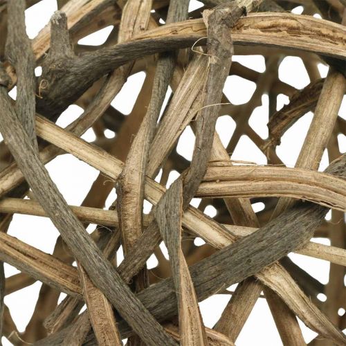 Deko Kugel Rebenholz Natur Ø25cm