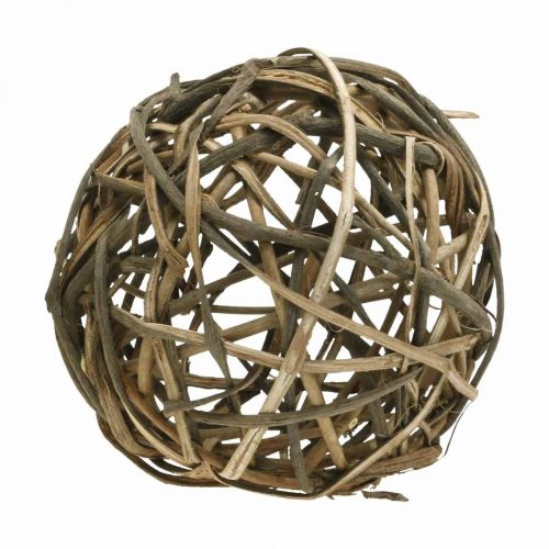 Deko Kugel Rebenholz Natur Ø25cm