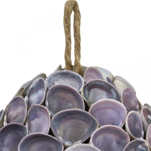Artikel Muschel Kugel Maritime Deko mit Muscheln Dekokugel Violett Ø12cm