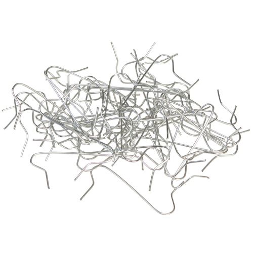 Artikel Kugelaufhänger Silber 35mm für Weihnachtskugeln 50er Set - Glanzvolle Baumdeko