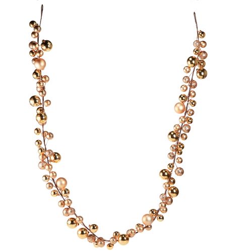 Artikel Kugelgirlande Gold Weihnachten 160cm Dekoration festlich