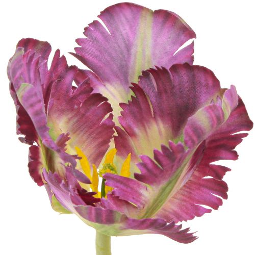 Artikel Kunstblume Papageientulpe künstlich Deko Tulpe Lila 63cm
