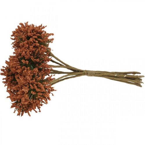 Artikel Kunstblumen Deko Braun Deko Blumen im Bund 4St