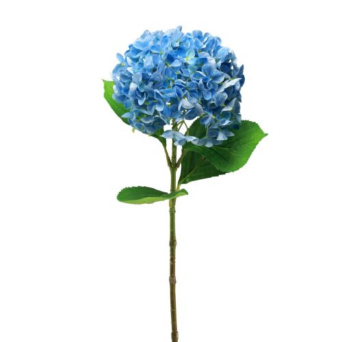 Floristik21 Kunstblumen Deko Hortensie künstlich Blau 69cm