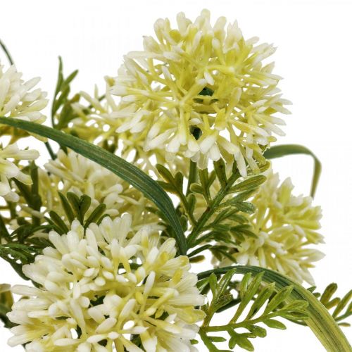 Artikel Kunstblumen Weiß Allium Deko Zierlauch 34cm 3St im Bund