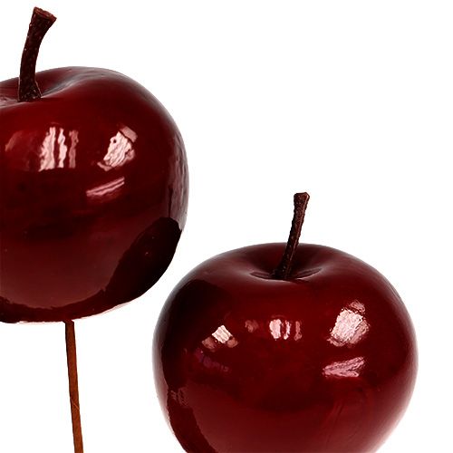 Artikel Kunstobst Apfel rot lackiert Ø5,5cm 12St