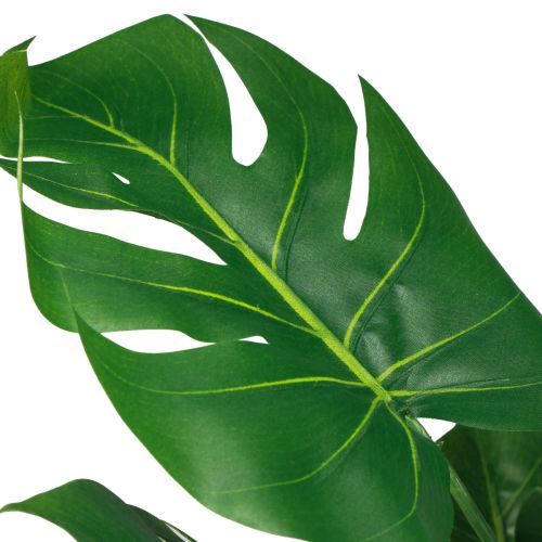 Floristik21 Kunstpflanze Philodendron Künstliche Topfpflanze H60cm